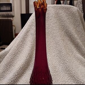 Vintage Fenton Vase Ruby Red